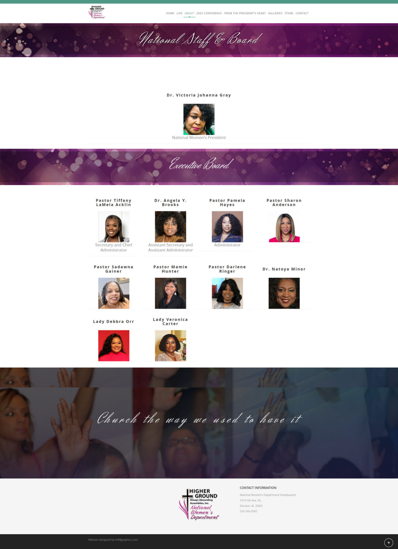 National Staff and Board